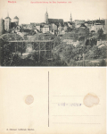 Bautzen Spree bridging under construction in 1908