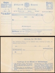 Bayern Post instruction 7 Kreuzer * around 1890