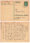 Beethoven 8 Pfennig postal stationery German Empire o Cologne Deutz 15.2.1928