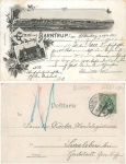 32683 Barntrup Lippe Litho  Schloss o 30.12.1897