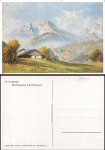 83471 Berchtesgarden with Watzmann artist card H. Sengthaler * approx. 1930