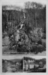 01816 Langenhennersdorf Waterfall Bad Berggiesshuebel * around 1940