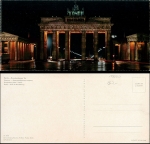 Berlin Brandenburger Tor Grosskarte DIN-Lang * 1960
