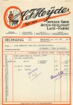 Britz Berlin Chemical Factory CF Heyde letterhead 1938