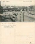 Charlottenburg Berlin Bahnhof Zoologischer Garten Litfaßsäule *ca. 1910