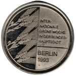 Berlin Internationale Grüne Woche 1993 Medaille