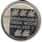Berlin International Green Week 2000 Brandenburg Gate Medal