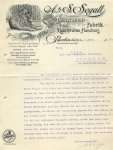 Kreuzberg Berlin Commanderstrasse 20 Fur factory factory tobacconist A & S Segall letterhead with lion 1926
