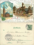 Berlin Georgen Church Luther Memorial Litho o May 19, 1899