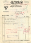 Berlin Marienfelde Maschinenfabrik R. Stock & Co. Letterhead 1936