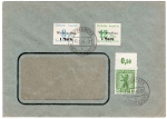 SBZ Berlin Michel 1B and local issues Spremberg on cover o Spremberg 27.5.1946