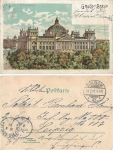 Berlin Reichstagsgebäude Litho o 24.2.1901