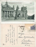 Berlin Reichstagsgebäude und Bismarckdenkmal o 19.4.1922