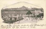 Berlin Schloss und Schloss Brücke alte Ansichtskarte o 1904