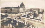 Berlin Schloss und Schloss Brücke alte Ansichtskarte o 1926