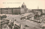 Berlin Schloss und Schloss Brücke alte Ansichtskarte * um 1910