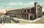 Berlin Stettiner Bahnhof, original vintage postcard, circa 1910