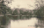 Tiergarten Berlin neuer See original alte Ansichtskarte o 1911
