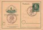 Berlin West Michel 106 auf Brief o Faurndau 15.10.1954 nach Berlin-Zehldendorf