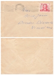 Berlin West Michel 62 Johann Wolfgang von Goethe on a letter from Berlin Charlottenburg May 29, 1950 to Dresden