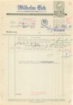 Bielefeld Papierverarbeitungswerk Wilhelm Eick Briefkopf 1950 