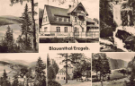 Blauenthal Erzgebirge Mehrbildkarte Landpoststempel Blauenthal über Aue (Sachs) o 1964