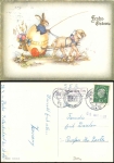 Bledeln via Hanover 20a country postmark on Easter card o 28.3.1959