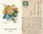 Bouquet birthday card o 4.6.1925
