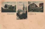 Hilbersdorf Sachsen Schule Staatsgut Kirche o 1915