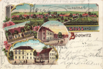 04874 Bockwitz Belgern-Schildau Gasthof Litho o 1900