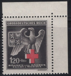 Böhmen und Mähren Michel 132 ** postfrisch Rotes Kreuz Adler