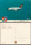 Lufthansa airplane Boeing 737 * around 1970