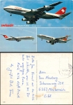 Boeing 747-B DC-9-51 DC-10-30 Swissair  o 14.3.85