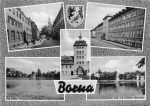 Borna in Sachsen Mehrbildkarte o 1968