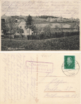 Borsberg near Pillnitz Dresden country postmark 1931