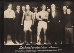 Boxen Deutscher Meister Hans Breitensträter - Willy Borer Sportpalast Berlin Schöneberg Echtfoto 1921