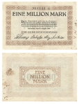 Bramfeld Eine Million Mark 1923 Notgeld