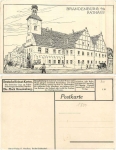 Brandenburg Havel Rathaus Künstlerkarte Winkler * ca. 1925
