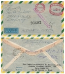 Brasil Registrado R-Brief o Rio de Janeiro December 21, 1953 to Dresden