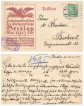 Wroclaw Centennial celebration 1913 exhibition private postal stationery P 94 II day stamp 11.3.1913