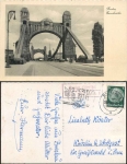 Breslau-Lilienthal via Breslau 1 country postmark on postcard Kaiserbruecke o 28.11.1940