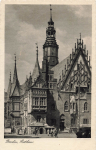 Breslau Rathaus Schlesien Wrocław  gebraucht 1941