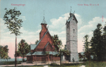 Brueckenberg Giant Mountains Church Wang Silesia Bierutowice used 1911
