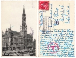 Bruxelles City Hall Censorship Checked by the Wehrmacht High Command o November 28, 1942