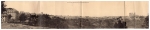 Bruxelles from the German military cemetery panoramic folding map * around 1917