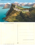 Bürgenstock und Vierwaldstättersee Künstlerkarte *ca.1920