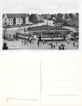 Buehlau Dresden Ullersdorfer Platz with Hecht tram and trolleybus * around 1940
