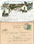 Burg bei Magdeburg Litho o 26.2.1899