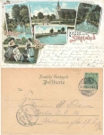 03096 Burg Spreewald Farblitho o 23.6.1899