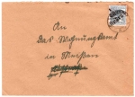 District hand stamp Michel 170 II OPD Dresden Meissen1 on cover o 1948